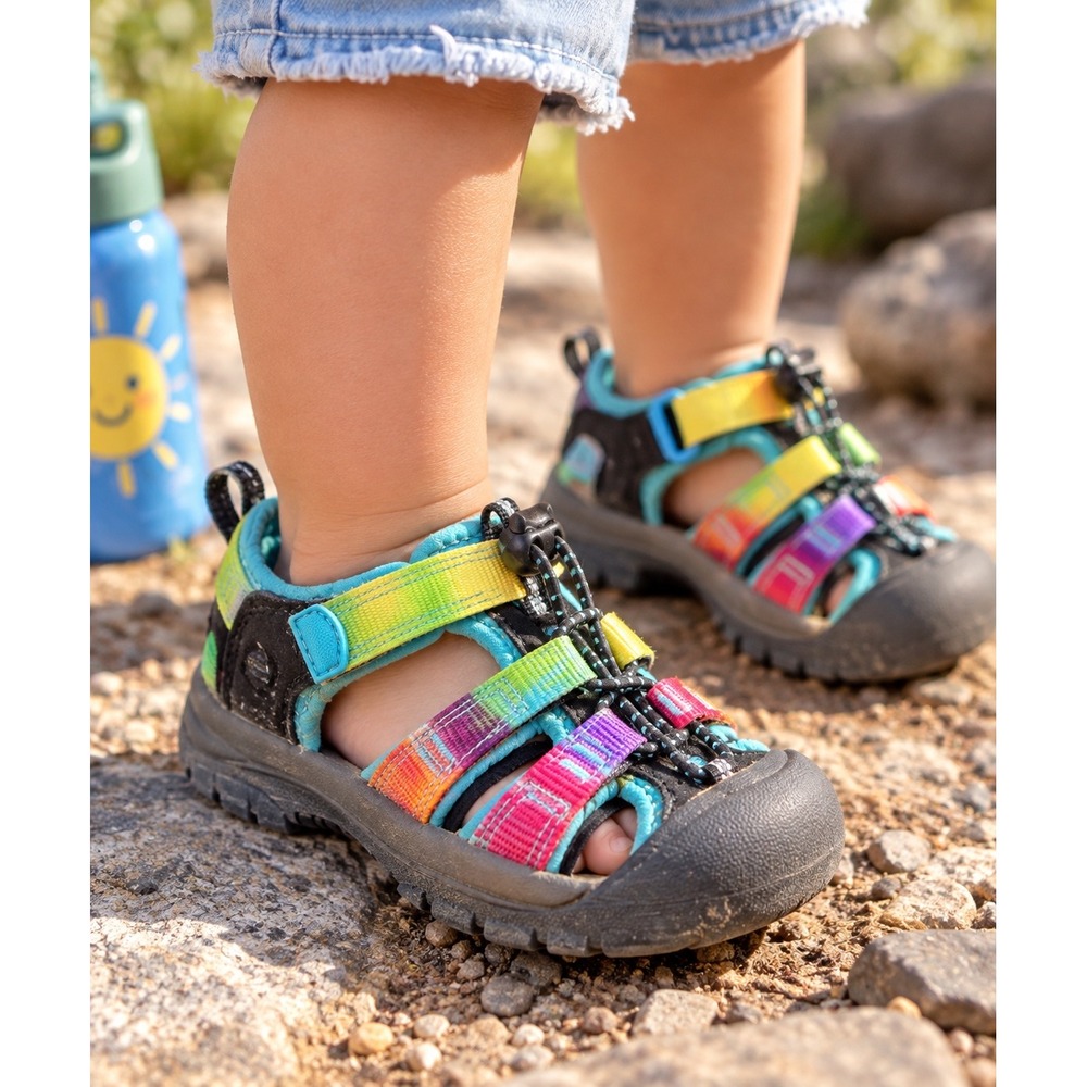 Keen Newport H2 Rainbow Tie Dye Kids Sport Sandals Size 9 Toddler 1018447